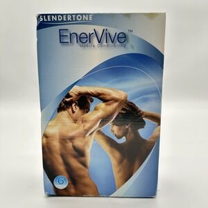 Slendertone EnerVive Electro Muscle Conditioner Technology 6 Programs w/ Pads